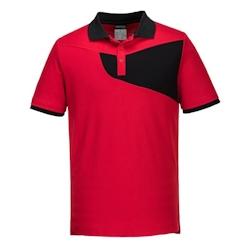 Portwest - Polo de travail manches courtes PW2 Noir / Gris Taille S - S 5036108363117_0