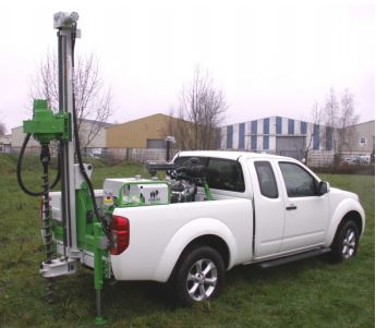 Sondeuse de reconnaissance géotechnique PU400 - Toyota Hilux 4x4 - Moteur YANMAR 45 CV_0