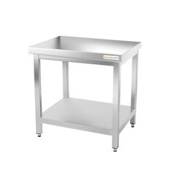 Table de travail en inox 600 x 500 mm PREMIUM / GOLDINOX - gris inox 3701770805747_0
