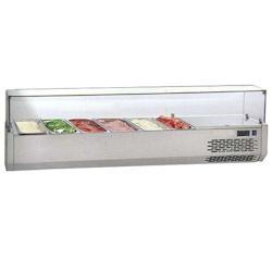 Virtus group Saladette Réfrigérée 6X GN 1/3 H 150 mm, +4°/+10°C - Virtus - 9953F - 7864908556310_0