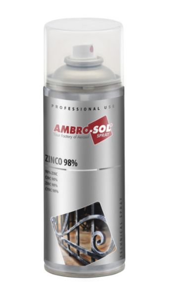 Z353 - Bombe de galvanisation à froid - Ambro-Sol - Zinc 98% - 400 ml - Conditionnement 12 pcs_0