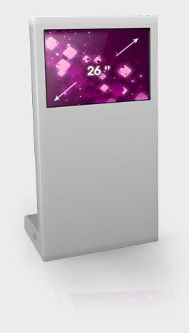 Borne interactive Corner Link Display 26H - écran tactile, imprimante, paiement et applications variées_0
