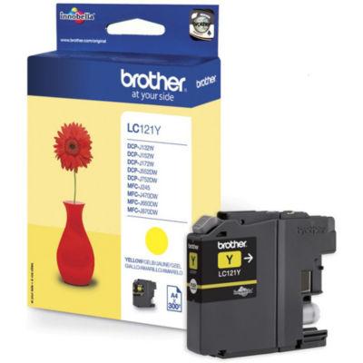 Brother LC121 Cartouche d'encre originale - Jaune_0