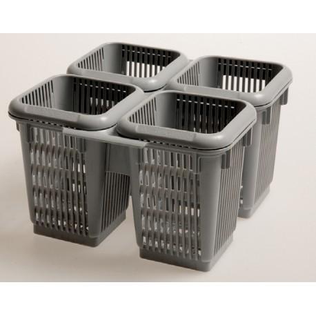 Casier à couverts pour lave-vaisselle à capot - 4 cases - 600 x 500 - C780081_0