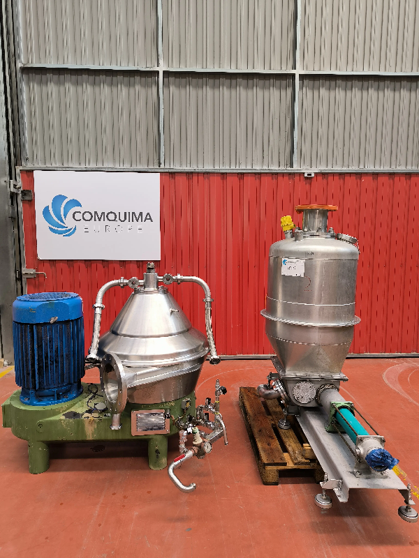 Centrifugeuse a plateaux westfalia sc 35-36-177 avec mono-pompe - référence                        :                         c13905 - c13906 - c13907 - c13908_0