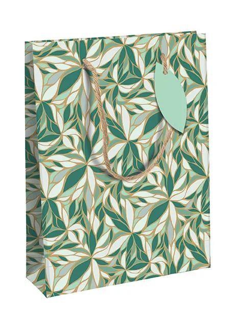 Clairefontaine Lot de 6 Sac cadeau My Garden, grand format (26,5x14x33 cm), papier 210 g/m², cordelette assortie - 3663619207368_0
