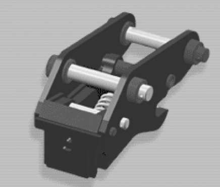 Coupleur mécanique EQC ou BQC - Pour mini pelles ou tractopelles - Compatible godets d'origine - Poids 20 à 80 kg_0