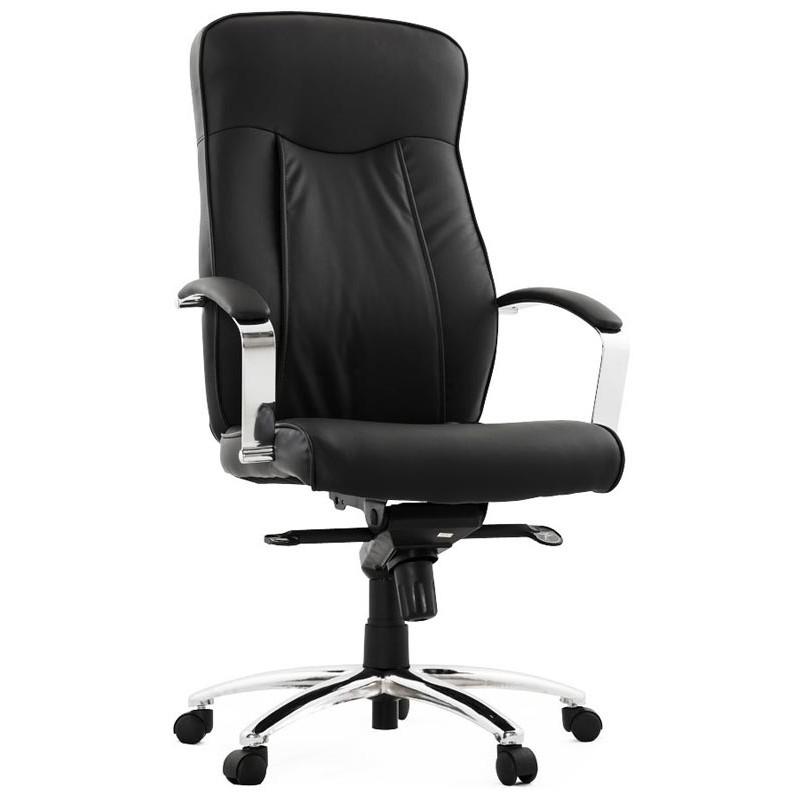 Fauteuil de bureau Pilot 123 cm Noir - Paris Prix - Réglable, inclinable et rotation 360°_0