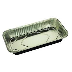 Firplast Barquette Aluminium Bords Rabat 322X262XH40MM 2500CC PG2400RIS X400(8X50) - argenté 08003980878807_0
