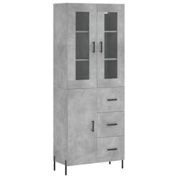 Helloshop26 - Buffet bahut commode armoire meuble de rangement organisateur cuisine salle de séjour salon haut 69,5 x 34 x 180 cm 02_0034576 - 300021_0