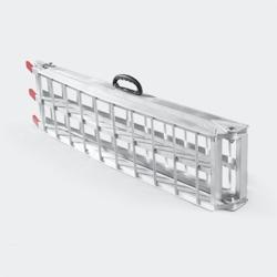 HELLOSHOP26 - Rampe de chargement pliante aluminium rail collision 226 cm jusqu'a 340 kg gris 3416057 - gris 3002110752227_0