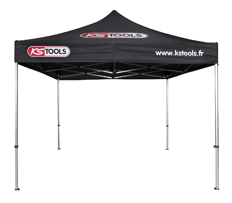 Tente publicitaire KS TOOLS - Tonnelle 3x3m - Référence 10061_0