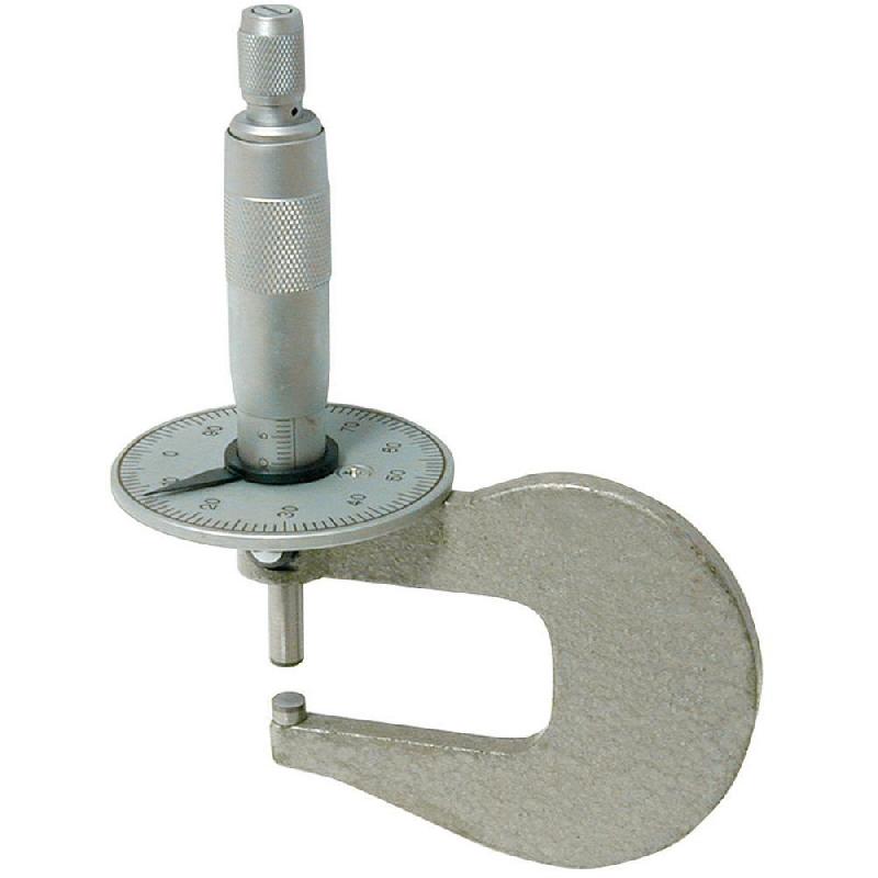 Micromètre à cadran pour parois de tube - 0-10 mm, 35 mm - contrôle d'épaisseur jusqu'à 25 mm_0