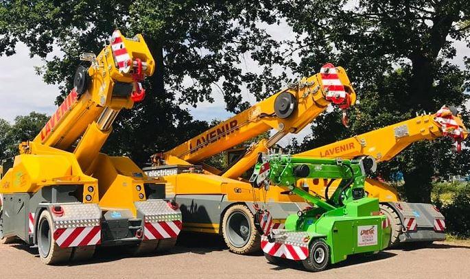 Mini-grue mobile électrique JMG MC 100S - 10 tonnes - 6 mètres de flèche_0