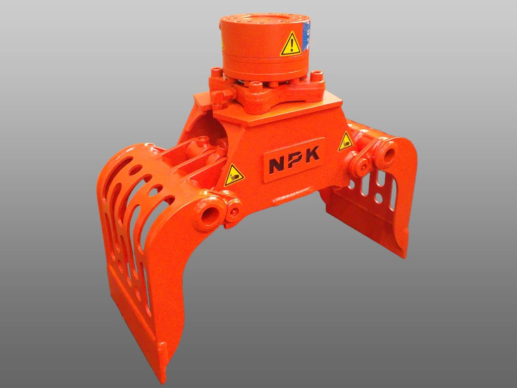 Pince de tri et démantèlement DG-1 pour pelles de 0.7 à 1.5 t - Rotation hydraulique 360°_0