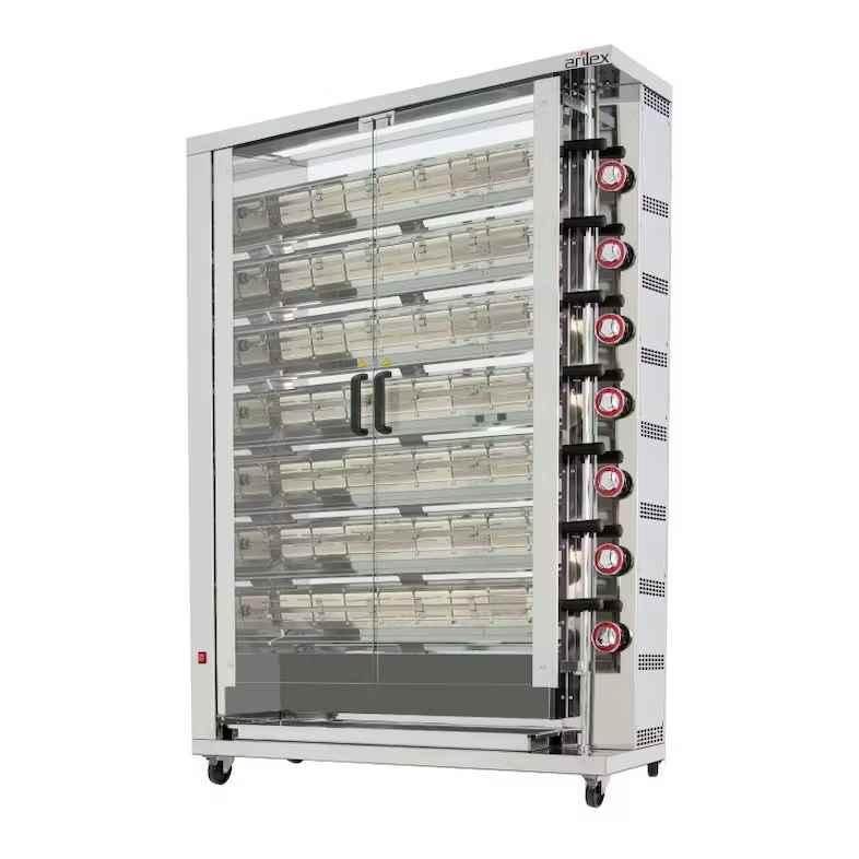 Rôtissoire à Gaz 7 Broches 28-42 poulets ARILEX 7ASG_0