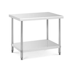 Royal Catering - Royal Catering RCAT100 70NW Table de Travail Inox Table de Travail Inox Professionnel Meuble Barbecue BBQ Plancha PleinAir (100 x - i_0