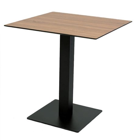 TABLE DE RESTAURANT AUSTRAL SAHARA ET NOIR 60 X 60 CM