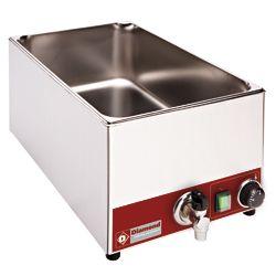 Bain marie de table électrique gn 1/1 - 150 mm + robinet bmzr/x_0