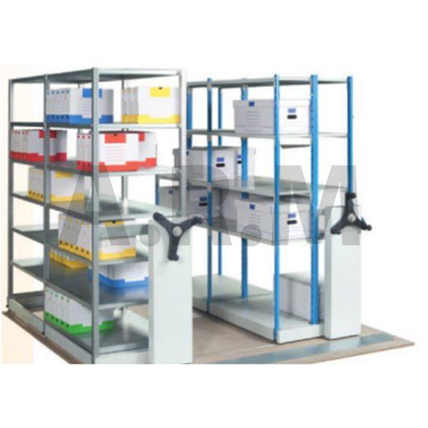 Base mobile Pour le déplacement de rayonnages de moyennes dimensions - OPTIM'ROLL_0