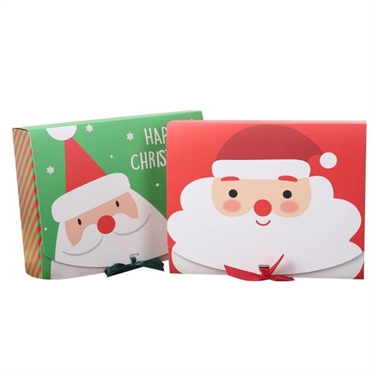 Boîtes de cadeaux de Noël - OEM - Boîte en papier écologique personnalisable_0