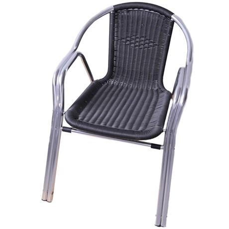 FAUTEUIL DE TERRASSE NARNI TRESSÉ GRIS