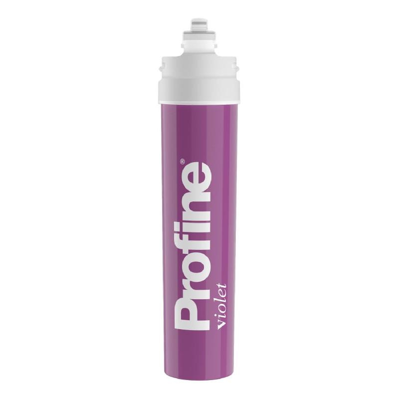 Filtre à eau profine violet medium - filtre anti calcaire + charbon actif ions argent et sédiments 0.5 microns_0