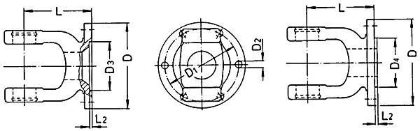 MACHOIRE PLATEAU D.130 EA114 6 TROUS 10