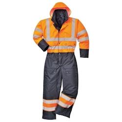 Portwest - Combinaison Contrast matelassée HV Orange / Bleu Marine Taille 6XL - XXXXXXL orange 5036108293490_0