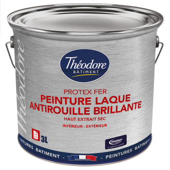 Peinture laque de finition brillante - Protection anti-corrosion et décoration des métaux ferreux - réf. Ag00855 Theodore_0