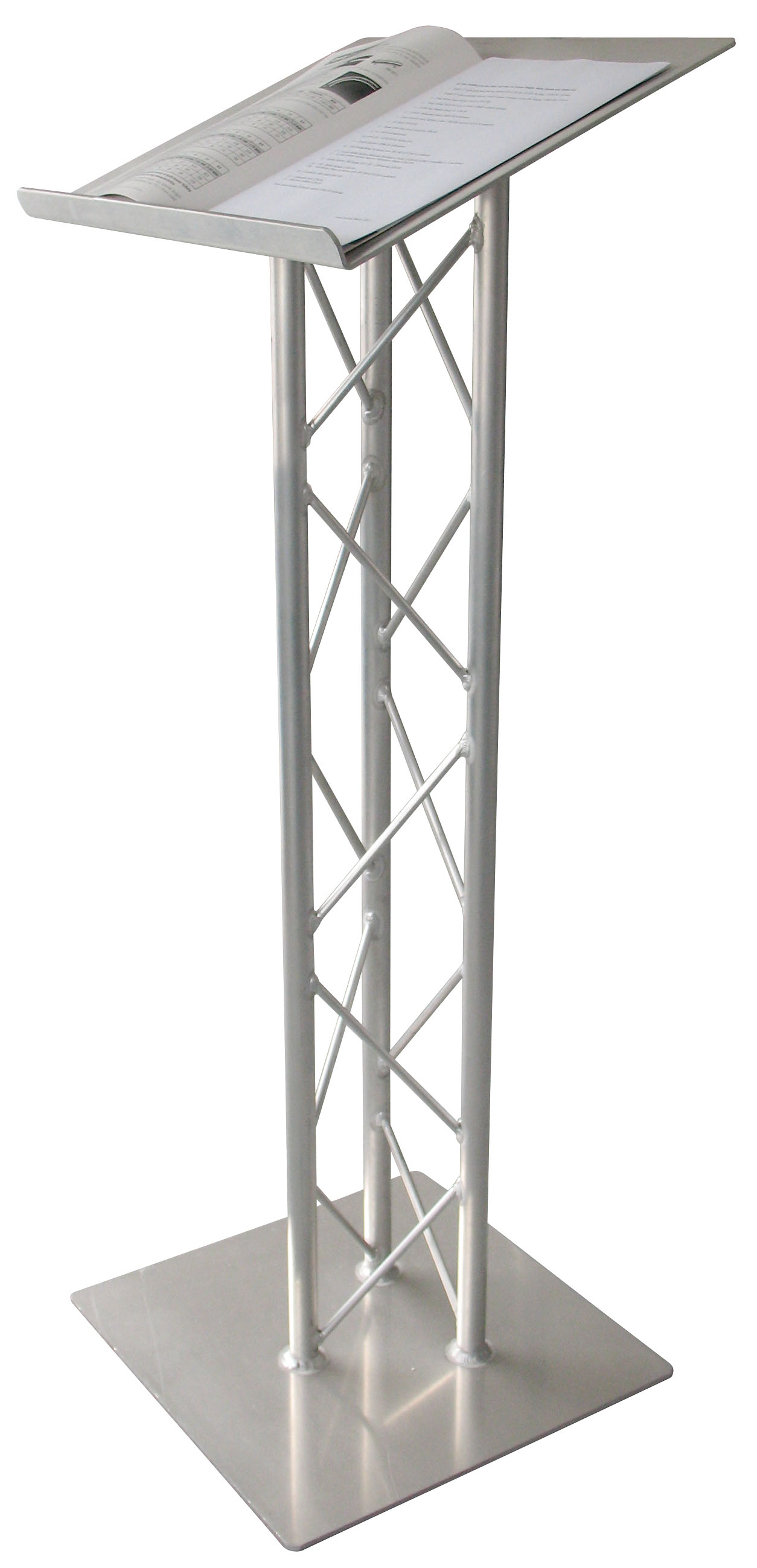 Pupitre en aluminium robuste - Structure triangulée 100 - Modèle ALU100TR1_0