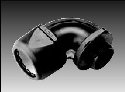 Raccord coudé pour gaine - filetage plastique - étanchéité IP68/IP69K - résistant aux vibrations_0