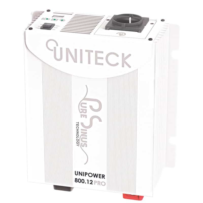 Transformateur / convertisseur de tension Pur Sinus 800W - 12/24V-230V - Uniteck - Compact et performant_0