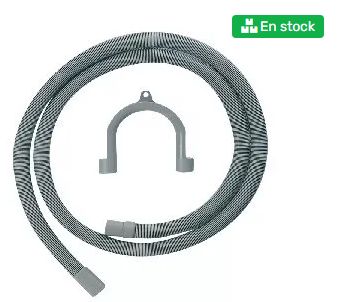 Tuyau machine à laver - Koma - vidange 2,5 m avec porte-fusée et kolínkem - température de -15°C à +95°C_0