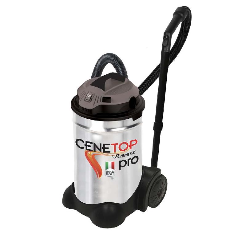 Aspirateur à cendres 1200 W - Bidon inox 30L - Professionnel avec soufflerie et filtre HEPA_0