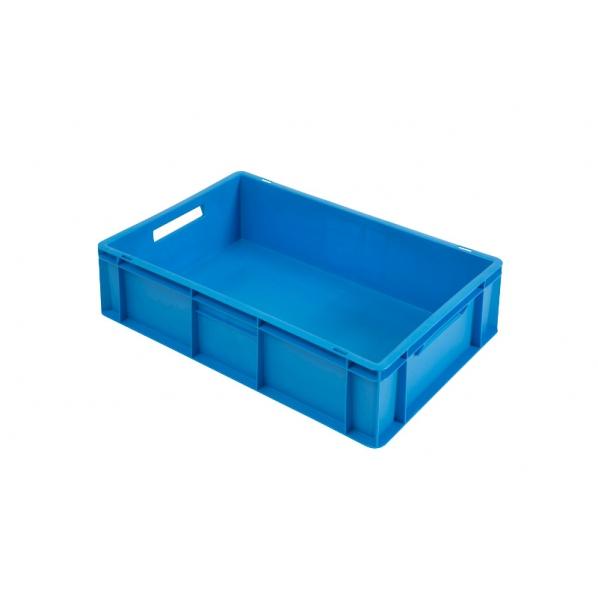 Bac norme Europe - 600 x 400 x 170 mm - Couleur bleue - Résistant aux chocs et produits chimiques - Contact alimentaire_0