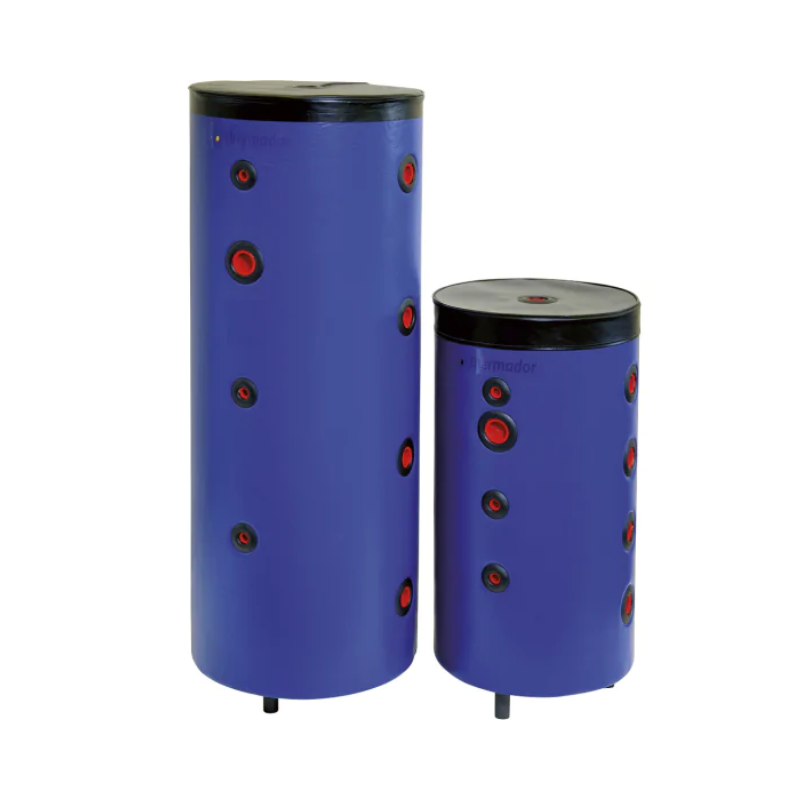 Bouteille de mélange et ballon tampon acier 100 L pose murale - 8 piquages - Thermador - BMEL100SKM_0