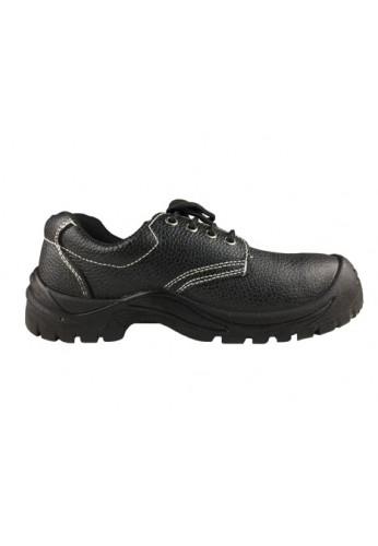 Chaussures de sécurité basses 1er prix S3 - Référence 6602S3 PBV - Croûte de cuir, semelle anti-perforation et antidérapante_0