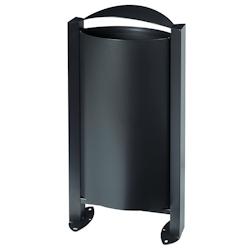 Rossignol - Corbeille sur pied 60L ARKEA - anthracite - gris acier 56247_0
