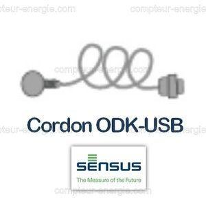 Cordon de lecture optique Sensus ODK USB - Accessoire pour connexion PSION WA Pro - Ref : 184023_0