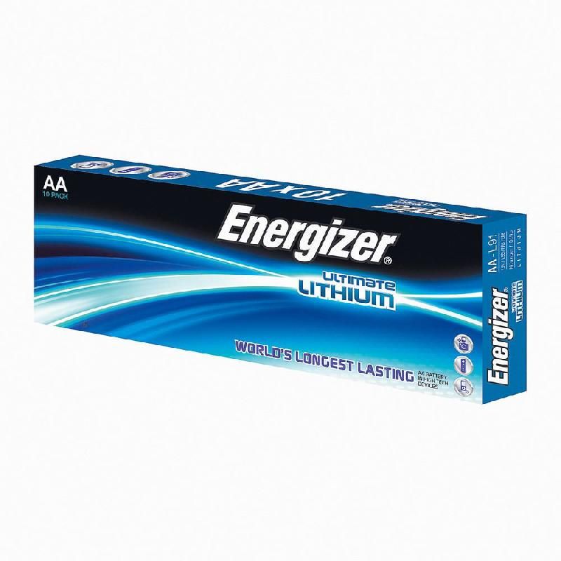 ENERGIZER BOÎTE DE 10 PILES ULTIMATE LITHIUM - L91 AA - 1,5V (LOT DE 10)