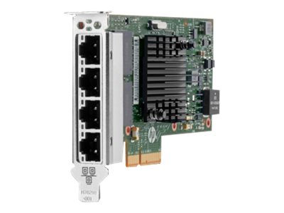 HPE 366T - ADAPTATEUR RÉSEAU - PCIE 2.1 X4 PROFIL BAS - GIGABIT ETHERNET X 4 - POUR PROLIANT DL20 GEN9, DL360 GEN10, ML110 GEN10, ML30 GEN9, ML350 GEN10, XL450 GEN10