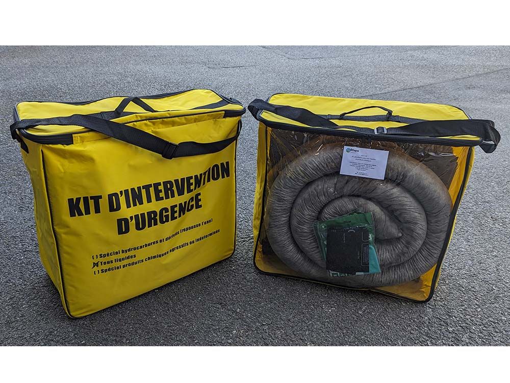 Kit absorbant d'intervention tous liquides et chimiques - 72 litres_0