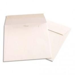 LA COURONNE BOÎTE DE 250 ENVELOPPES CARRÉES 215X215 MM BLANCHES AUTO-ADHÉSIVES 135G, QUALITÉ PRESTIGE 124