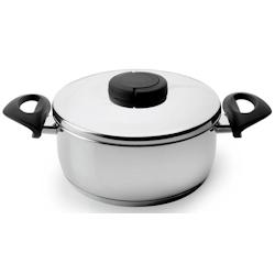 LACOR ESTUDIO Acier 18/10 18 cm 2 L 85018 Casserole à manche avec couvercle à charnière 85018 - Acier inoxydable 18/10 85018_0