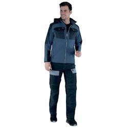 Lafont - Veste Softshell de travail PLASTER Gris Foncé / Noir Taille L - L gris 3609705274265_0