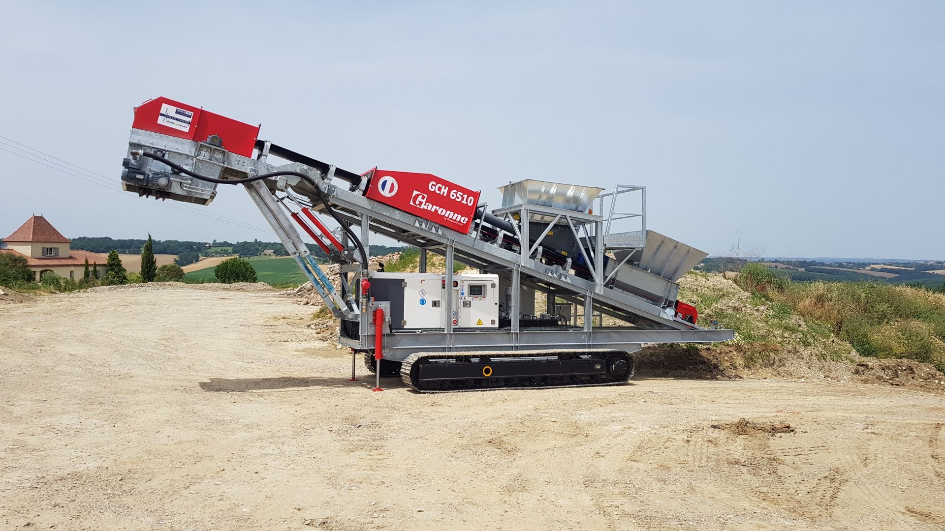 Machine à chauler mobile sur chenilles et sur mesure - garonne - gch 6510_0