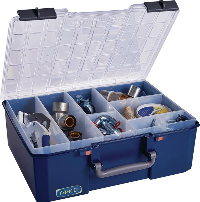Mallette de rangement CarryLite 150 l413xP330xH147mm 8 compartiments bleue RAACO_0
