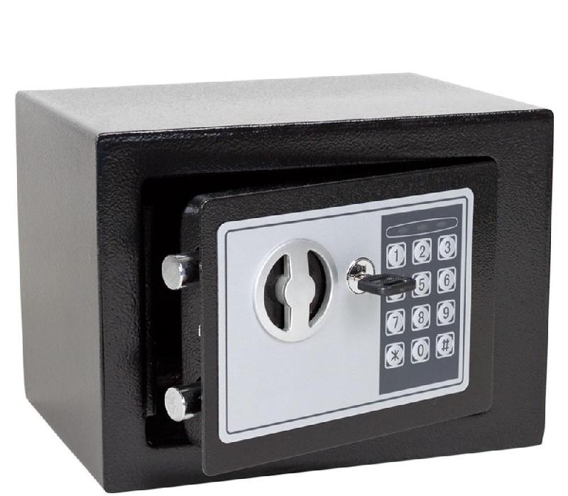 MINI COFFRE-FORT ACIER AVEC SERRURE CODE ÉLECTRONIQUE 0408002_0