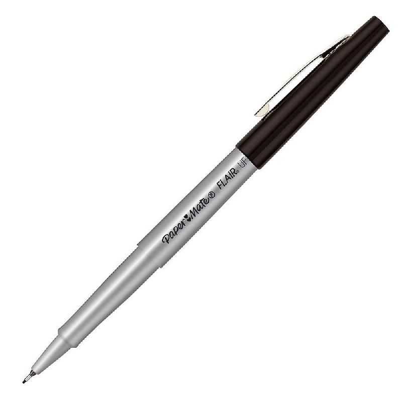 PAPER MATE FEUTRE  FLAIR - POINTE 0,5 MM - NOIR (PRIX À L'UNITÉ)